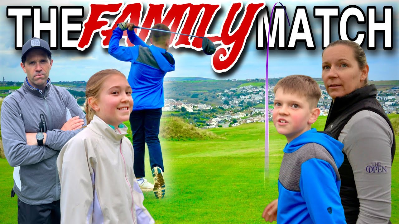 Playing Golf with the FAMILY at Perranporth Golf Club | Big Match