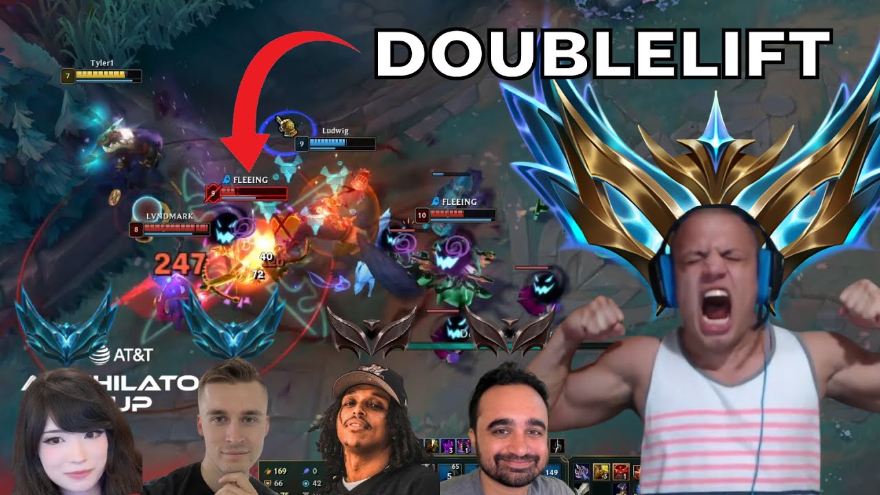 Tyler1 goes ALL OUT for Team Ludwig (Squeex, Ludwig, Emiru, Agent00)