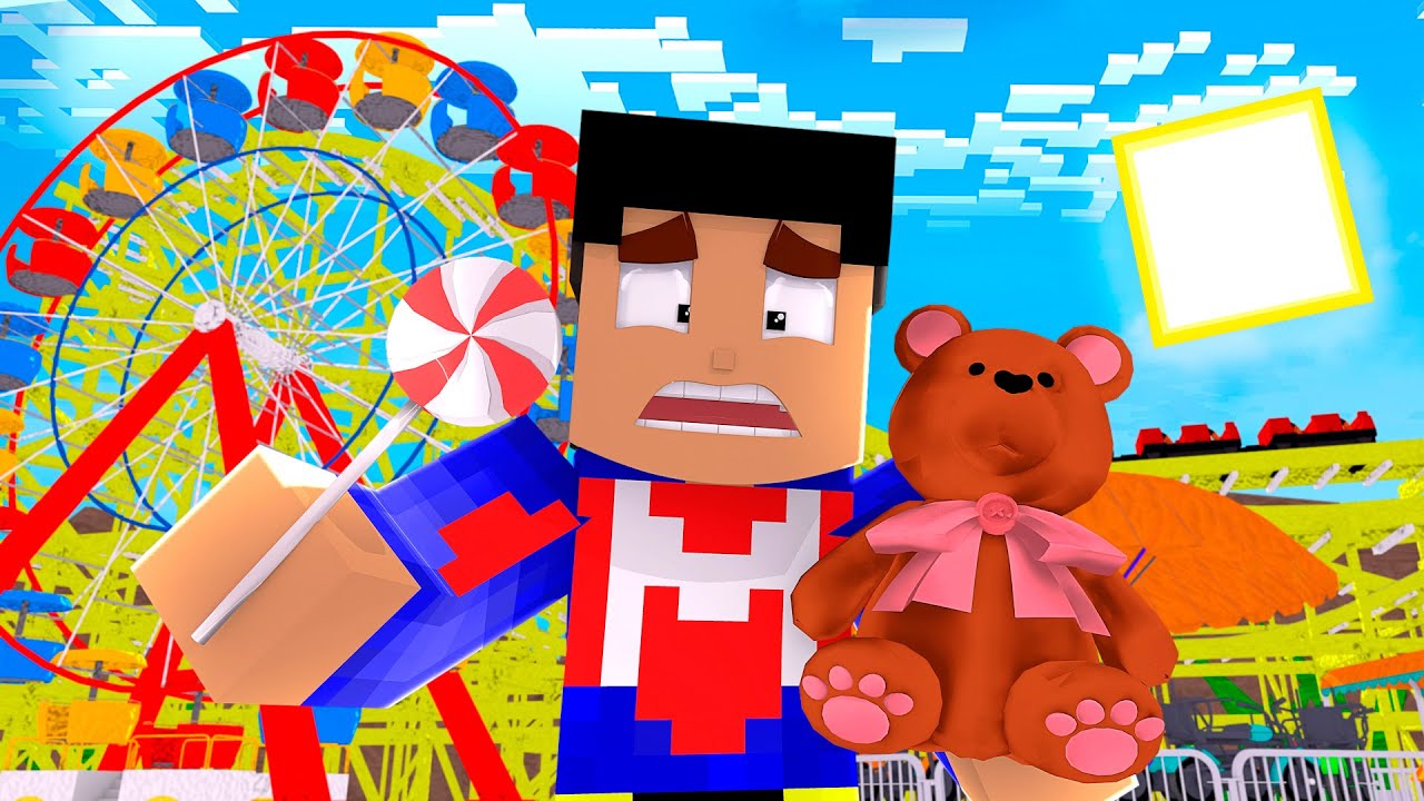 MI MANSIÓN SE CONVIERTE EN UN PARQUE DE ATRACCIONES EN MINECRAFT TROLL 😱🎢