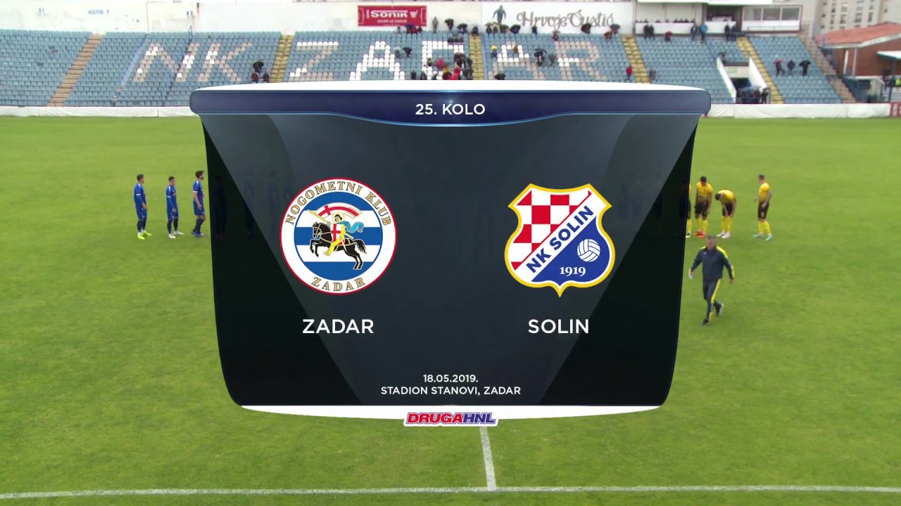 ZADAR vs SOLIN 5:1 (25. kolo, Druga HNL 18/19)