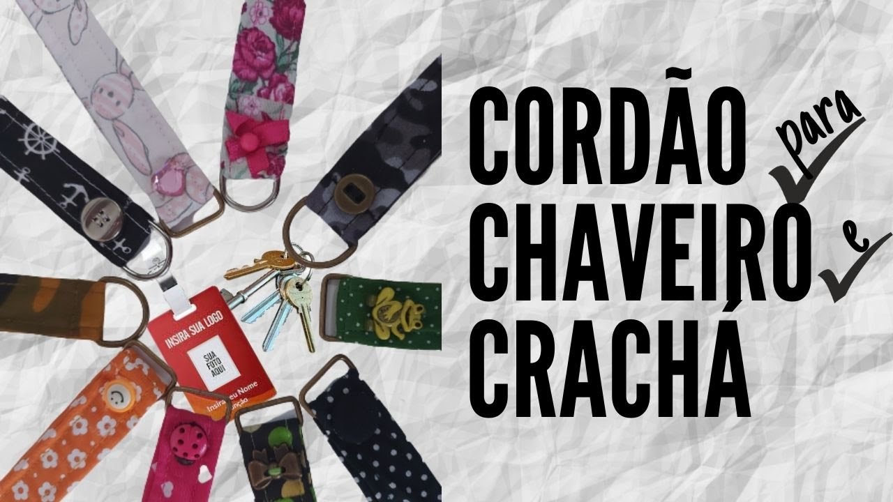 Cordão para Chaveiro e Crachá | llavero y placa