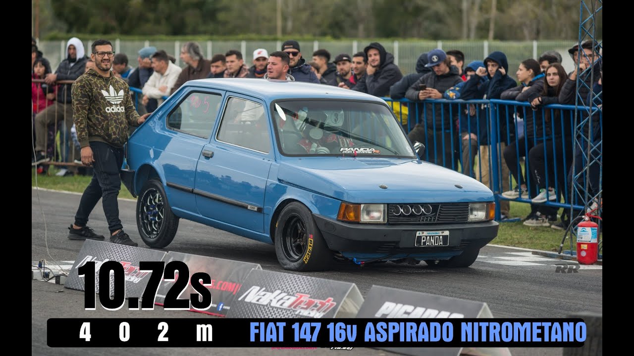 10.72s 402m Fiat 147 16v Nitrometano Cristian Osso ENFIERRADOS.COM