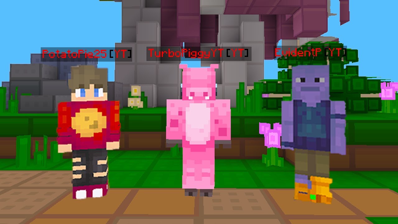 Hive Moderator VS 3 YouTube Ranks (Evident, PotatoPie25, TurboPiggy)