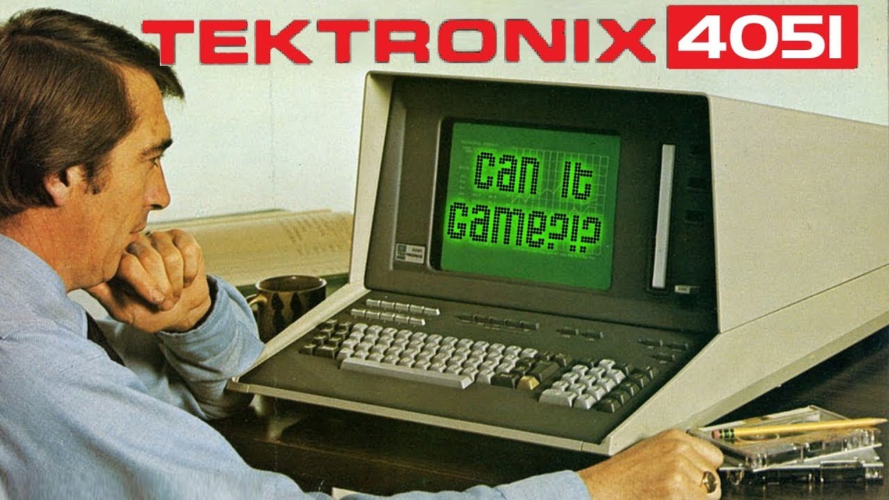 The Tektronix 4051 - Wonder Computer of the Mid 1970s!  BUT CAN IT GAME!?  Find out on ARG PRESENTS!