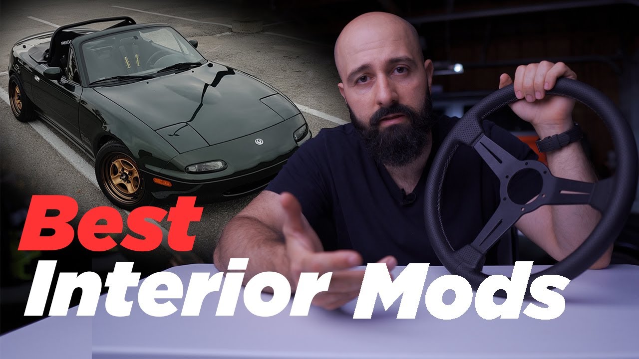 NA Miata Interior Mods, Steering Wheel Install || PROJECT MIATA
