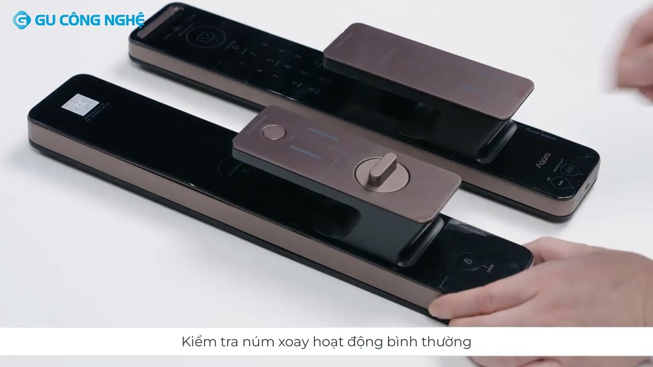 Cách lắp đặt khóa cửa nhận diện khuôn mặt thông minh Aqara D200 - Gu Công Nghệ