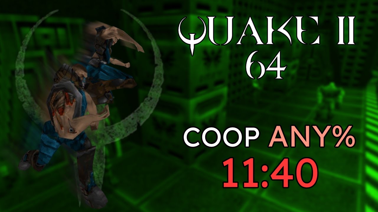 👑 Quake II 64 Speedrun - Any% Coop in 11:40