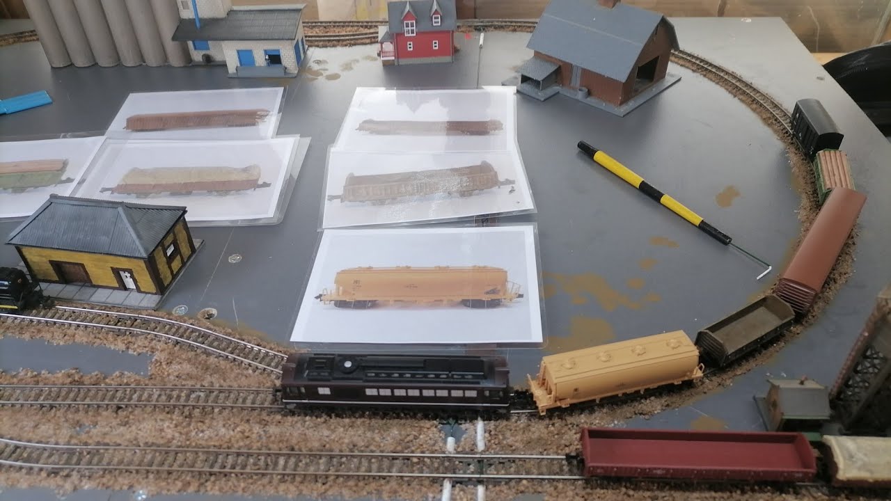 Shunting / switching on a model railway using a Wagon card system