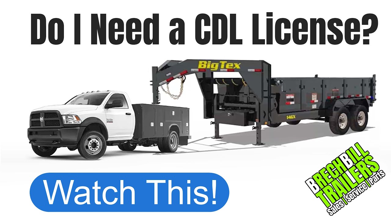 Нужны ли мне права CDL? Brechbill Trailers