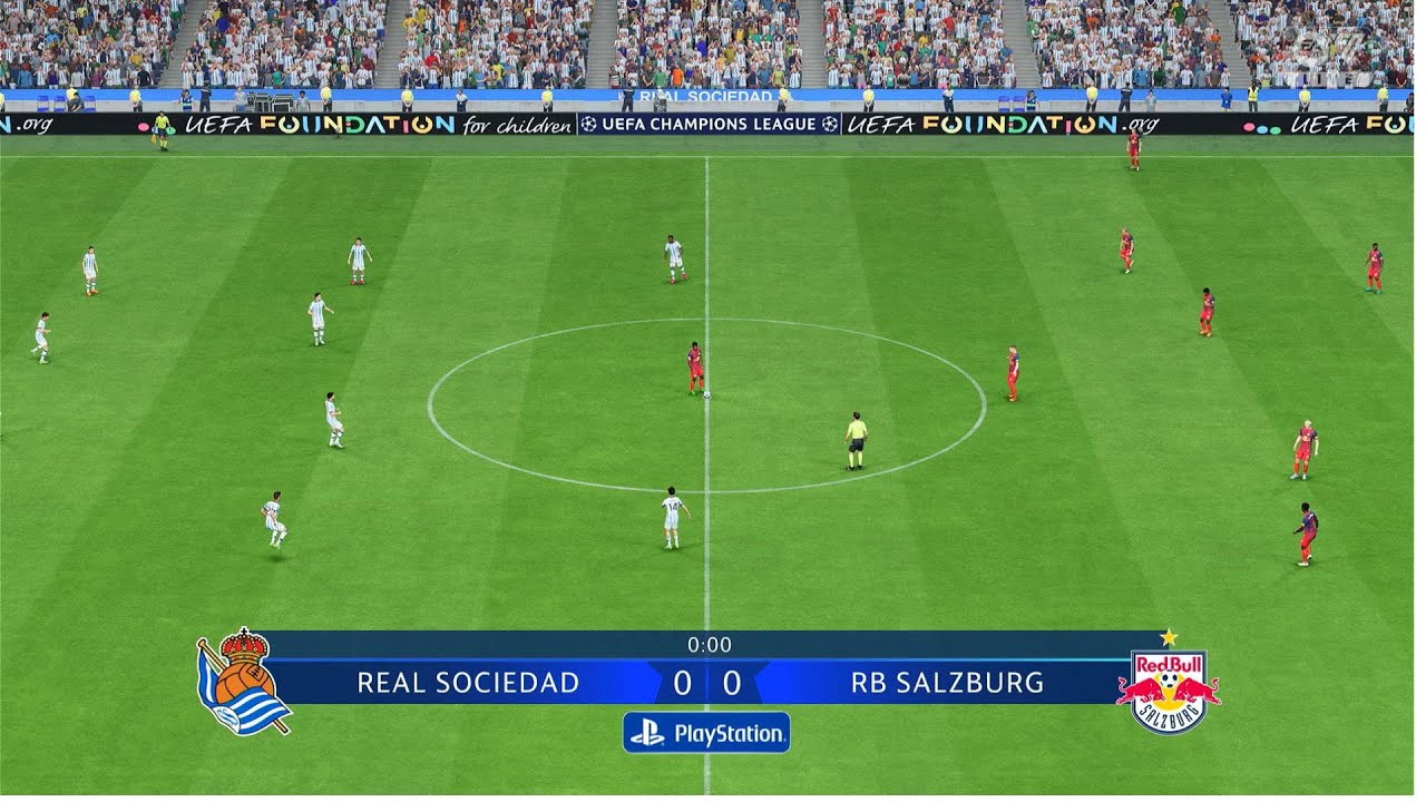 EA Sports FC 24 | Real Sociedad vs RB Salzburg - Est&aacute;dio de Anoeta | Gameplay PS5