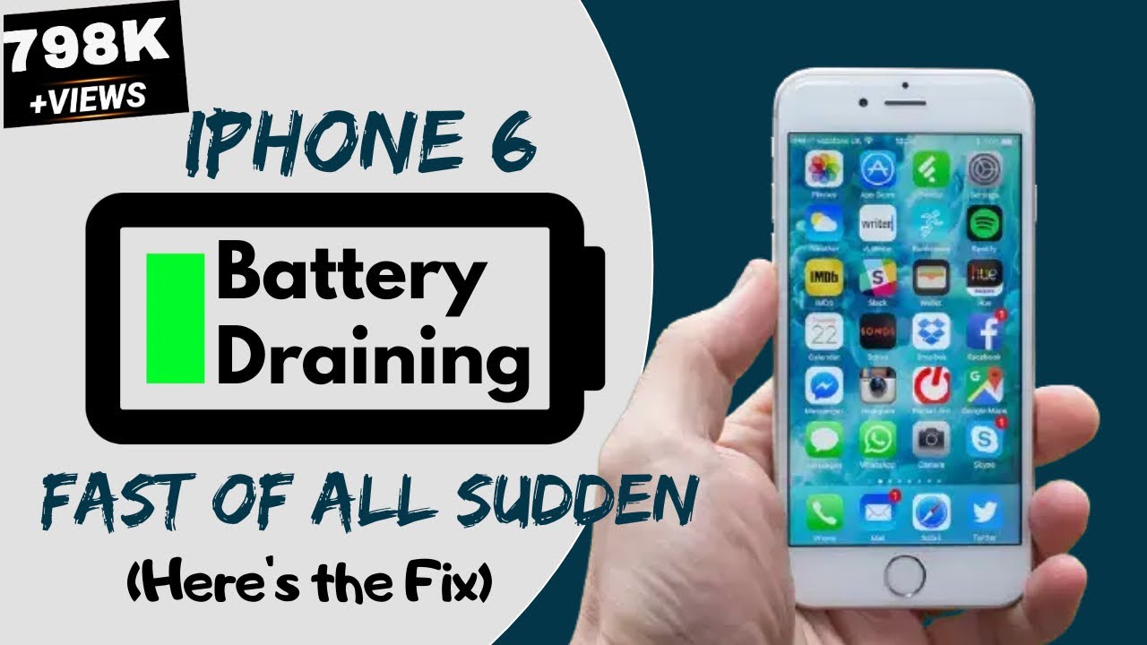 iPhone 6 battery draining fast all of a sudden? Here's the fix