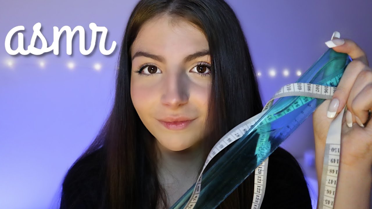 ASMR FRANÇAIS | JE TE MESURE (visuel, semi-inaudible) 📏
