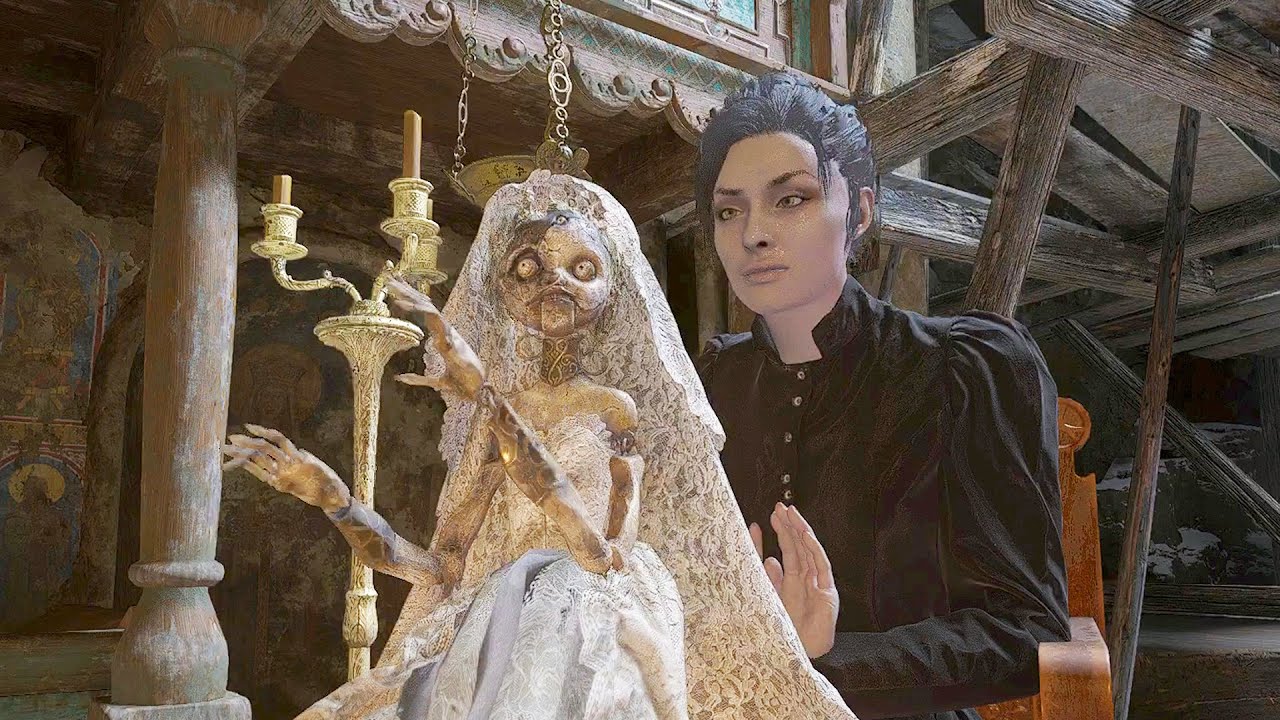 Donna Beneviento unmasked & Angie Free Cam - Resident Evil 8 Village