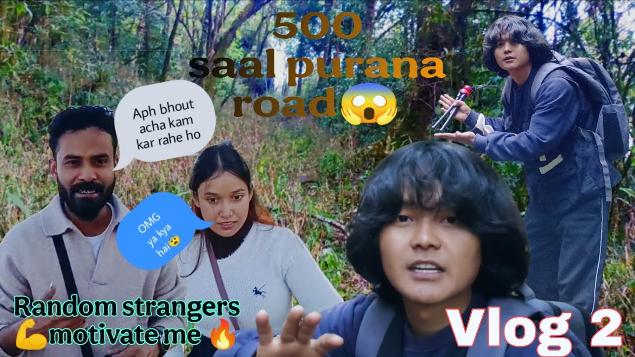 Kuke 😱Explore A 500 Year Old Abundant Road 🛣️ // Solo Hiking ⛰️// Jungle Mai Akela