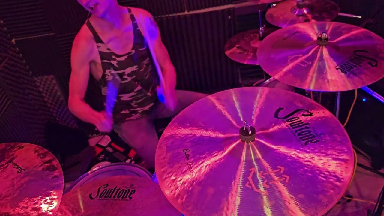 Do Ya Wanna Taste It - Wig Wam - Drum Cover Peacemaker theme song - Soultone Cymbals