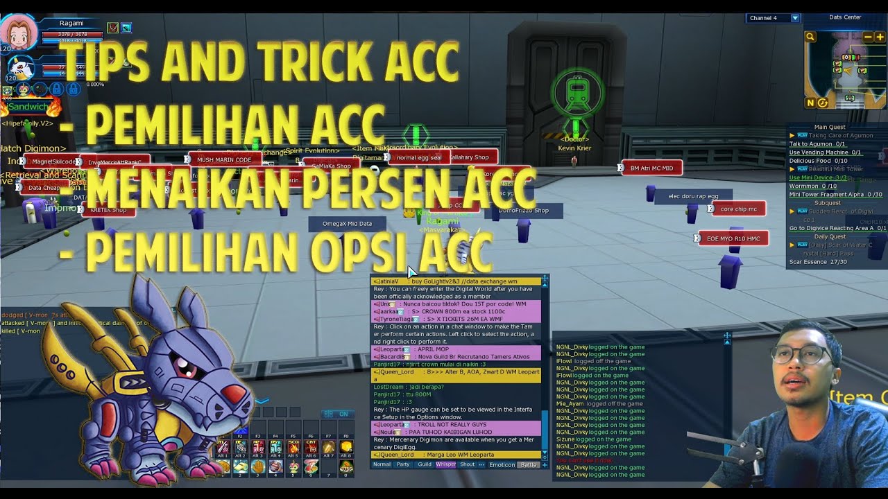 HOW TO MAKE YOUR DIGIMON STRONGER PART 1 :  ACCESSORIES - Digimon Master Online