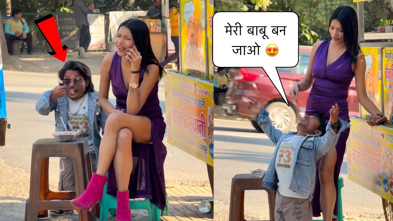 लड़की की खायी बिरयानी 😂 | Prank On Cute Girl 🥰 | The Real Satish