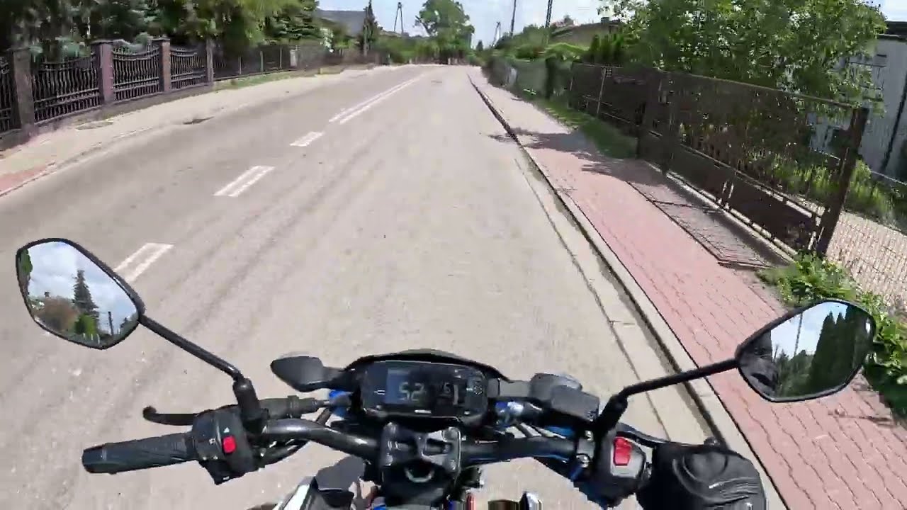 Driving  Suzuki GSX-S 125 + Prezentation 22-06-2024 4K60FPS