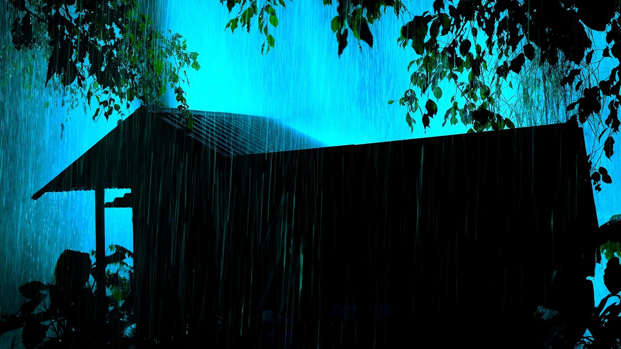 99% Быстро Заснут Во Время Сильной Грозы И Мощного Грома, Гремящего На Жестяной Крыше Ночью.