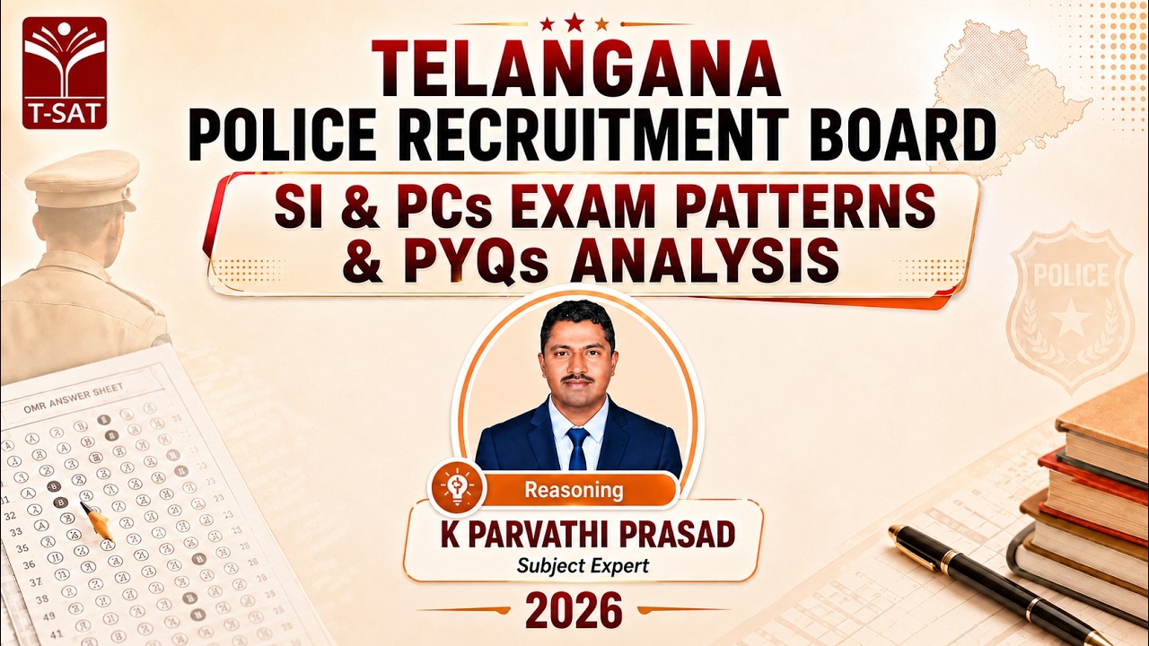 TGPRB (Telangana Police Recruitment Board) | SI & PCs EXAM PATTERNS & PYQs ANALYSIS | T-SAT
