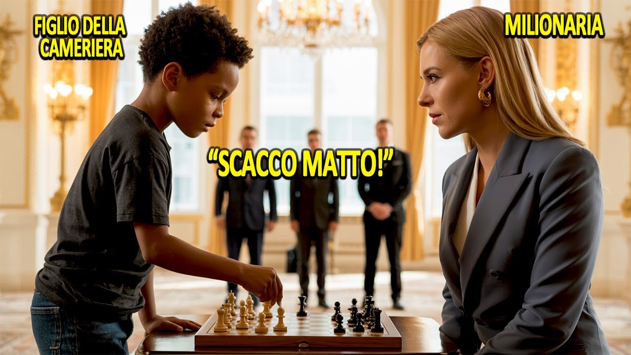 Donna ricca invita il figlio di una cameriera nera a giocare a scacchi non sapeva che fosse un genio