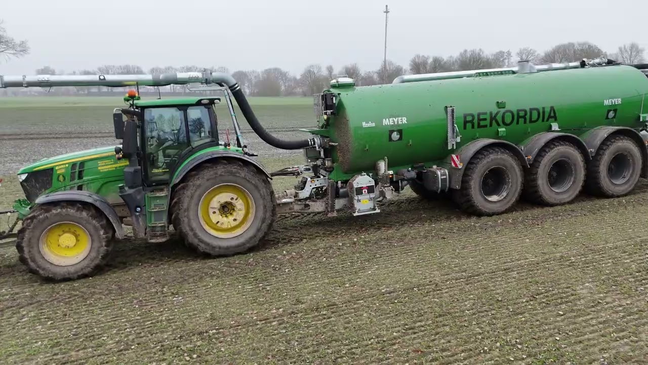 John Deere 6R250 mit Meyer Lohne Tridem - Lohnunternehmen Frilling im Einsatz ! 