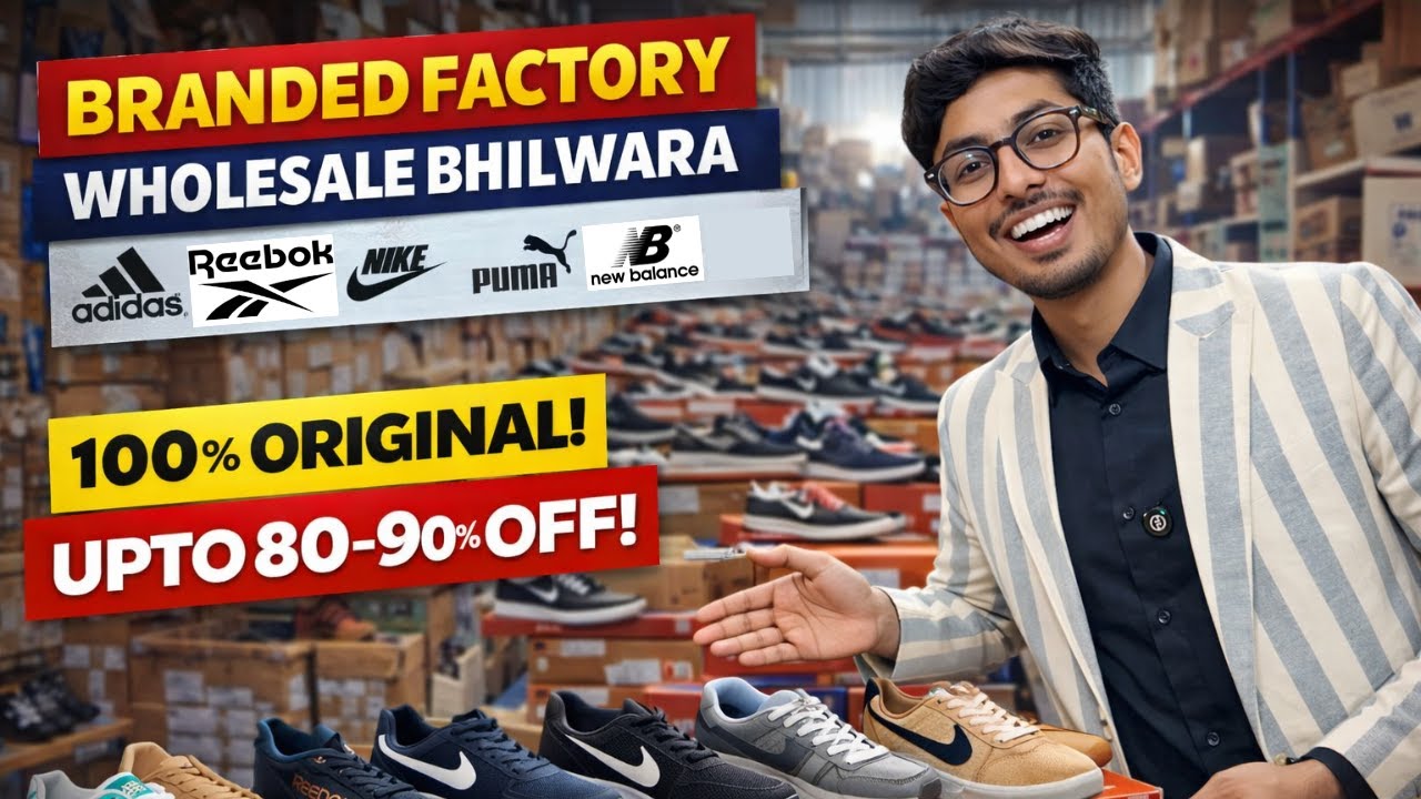 All Branded Shoe Stock in One Place | Branded Factory Wholesale, Bhilwara!