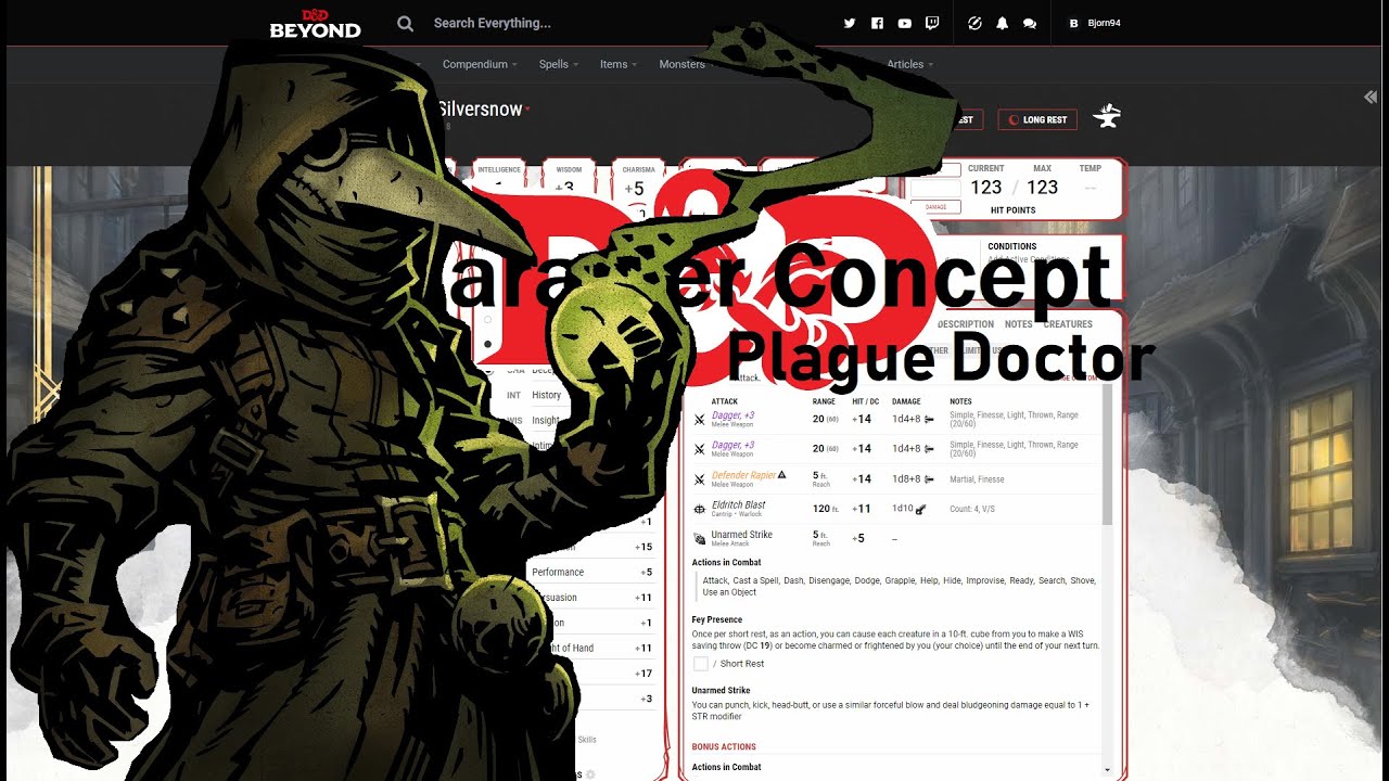 [D&D] The Plague Doctor - A Character Build