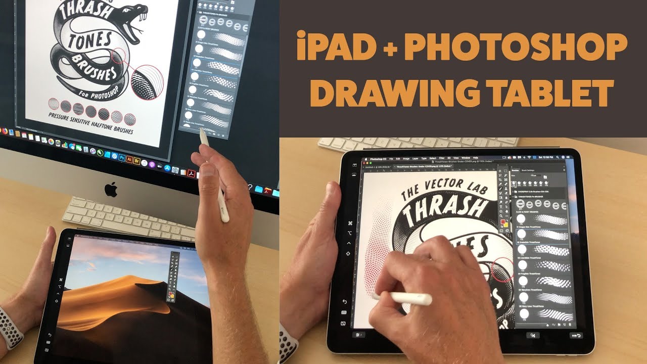 Используйте свой iPad как планшет для рисования в Photoshop