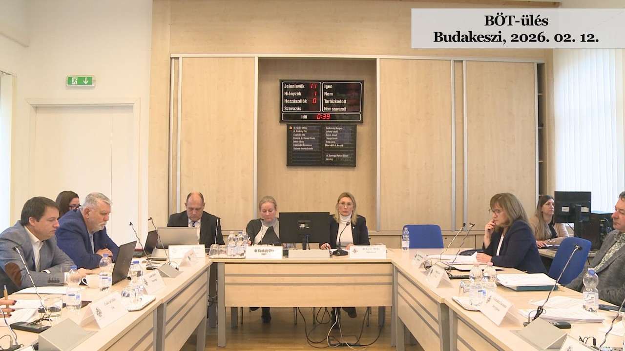 A Budakörnyéki Önkormányzati Társulás Társulási Tanács (BÖT) polgármesteri ülése