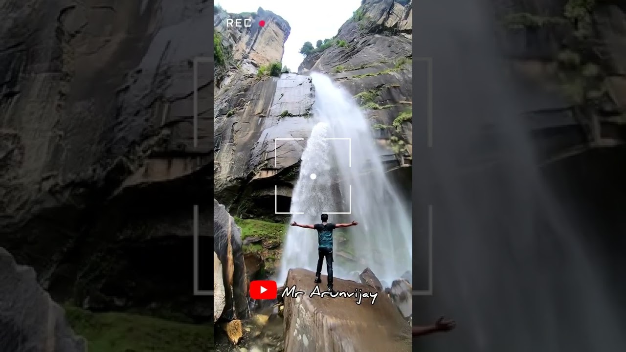 jogini water fall's ❤️🥰 #internationalrider #ladakhbikerider #avf #ttf