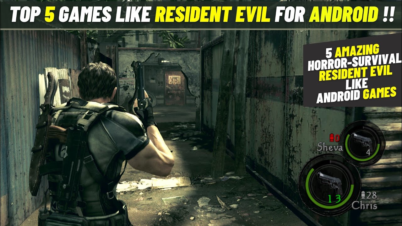 Top 5 Games Like Resident Evil For Android | Horror - Survival | [Hindi]