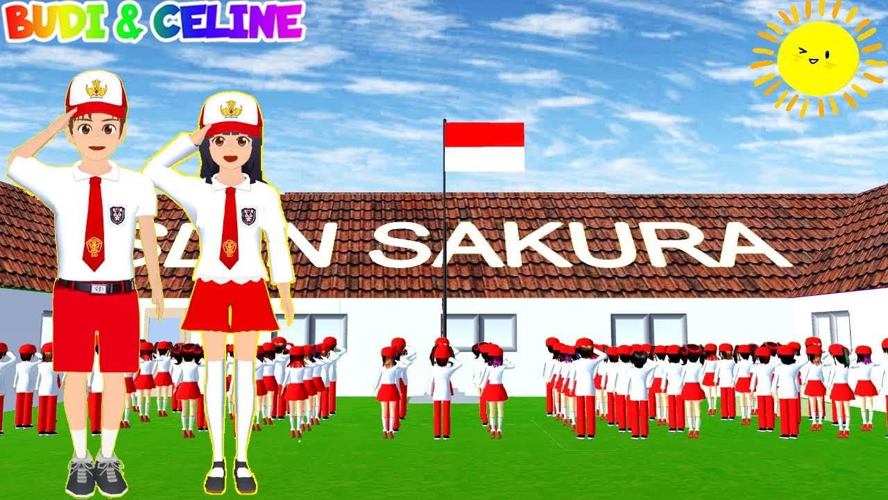 Yuta Mio Masuk Sekolah Pakai Seragam SD Baru Yuta Jadi Pemimpin Upacara | Sakura School Simulator