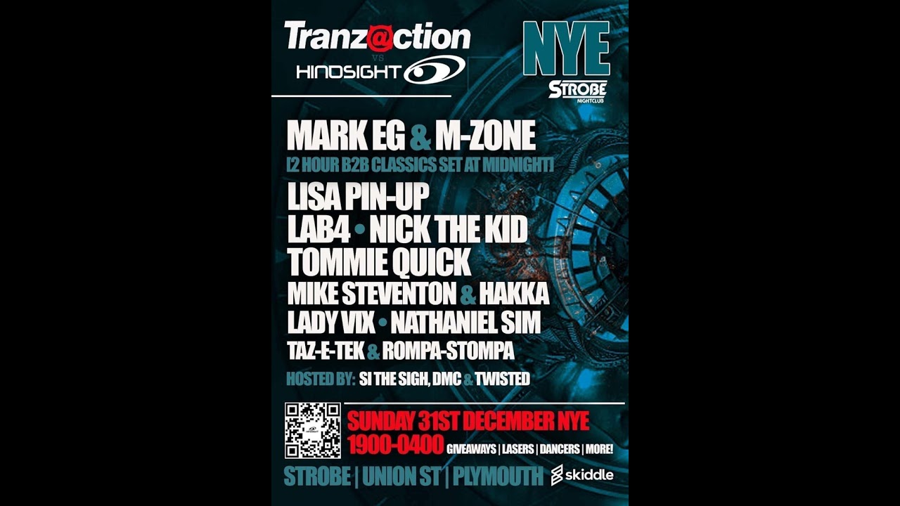 Mark EG & M Zone   Live @ Hindsight vs Tranz@ction Plymouth 31 12 2023