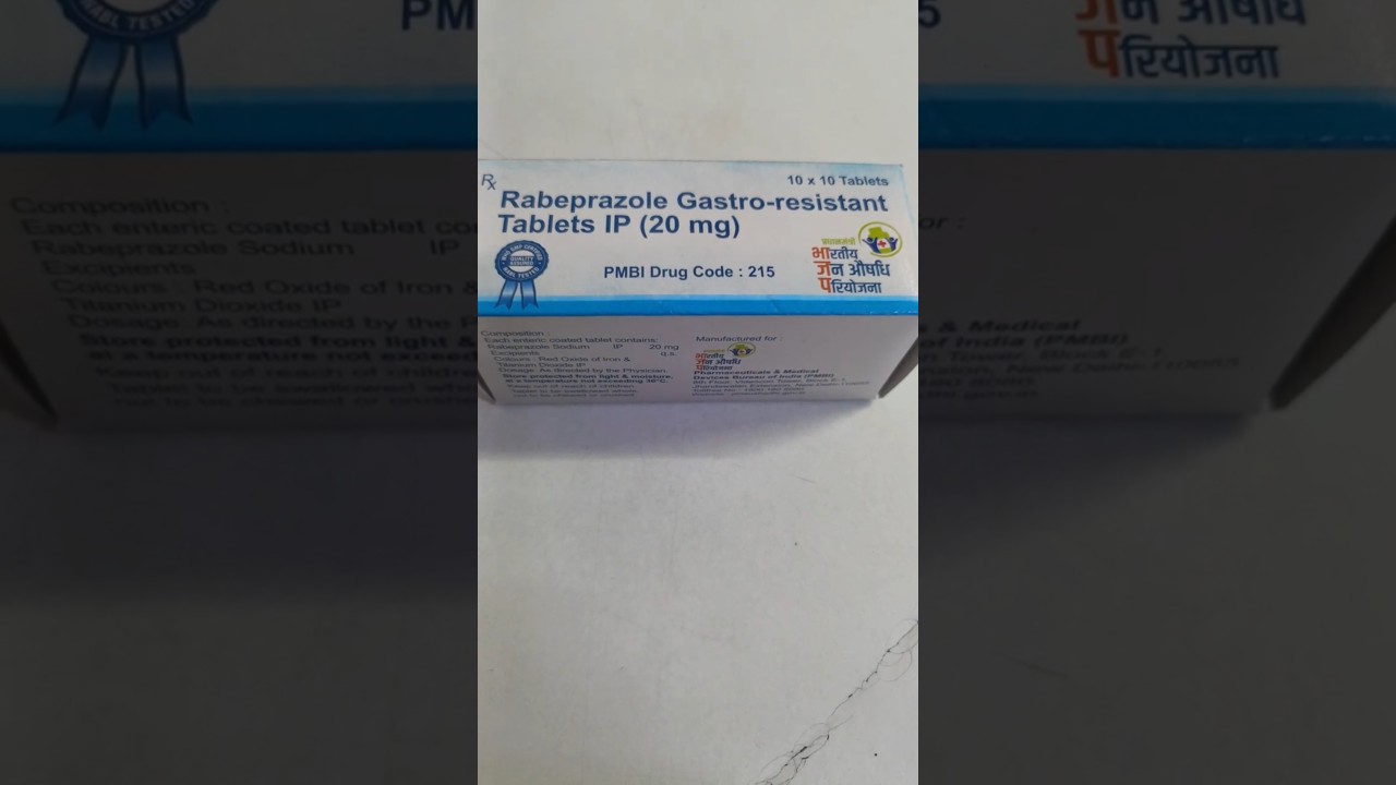 Rabeprazole Gastro Resistant tablet Ip 20mg |Rabeprazole tablet 20 use in hindi#acidity #haaushadhi💊