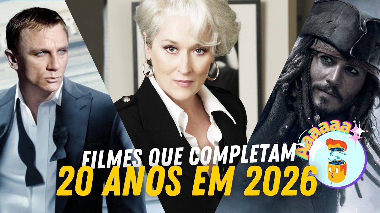VOCÊ ESTÁ VELHO: 10 Filmes que Completam 20 Anos em 2026! 😱