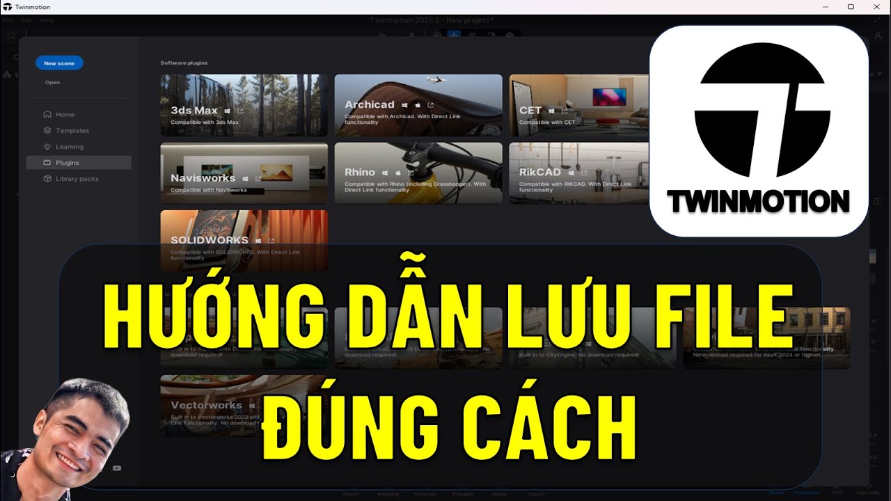 Tự học Twinmotion: Hướng dẫn lưu file Twinmotion đúng cách để tránh lỗi map vật liệu