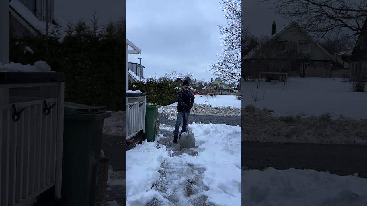 Clearing Snow in Silence