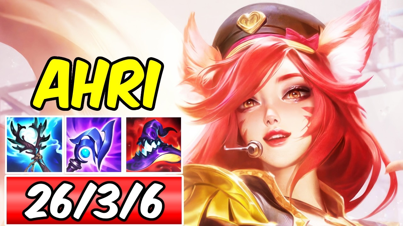 MAX POKE AHRI FULL BURST ONE-SHOT | New Build & Runes S16 | League of Legends