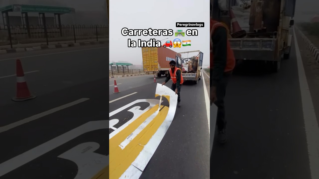 As&iacute; son las autopistas 🛣️ en la India 😱🚗🇮🇳