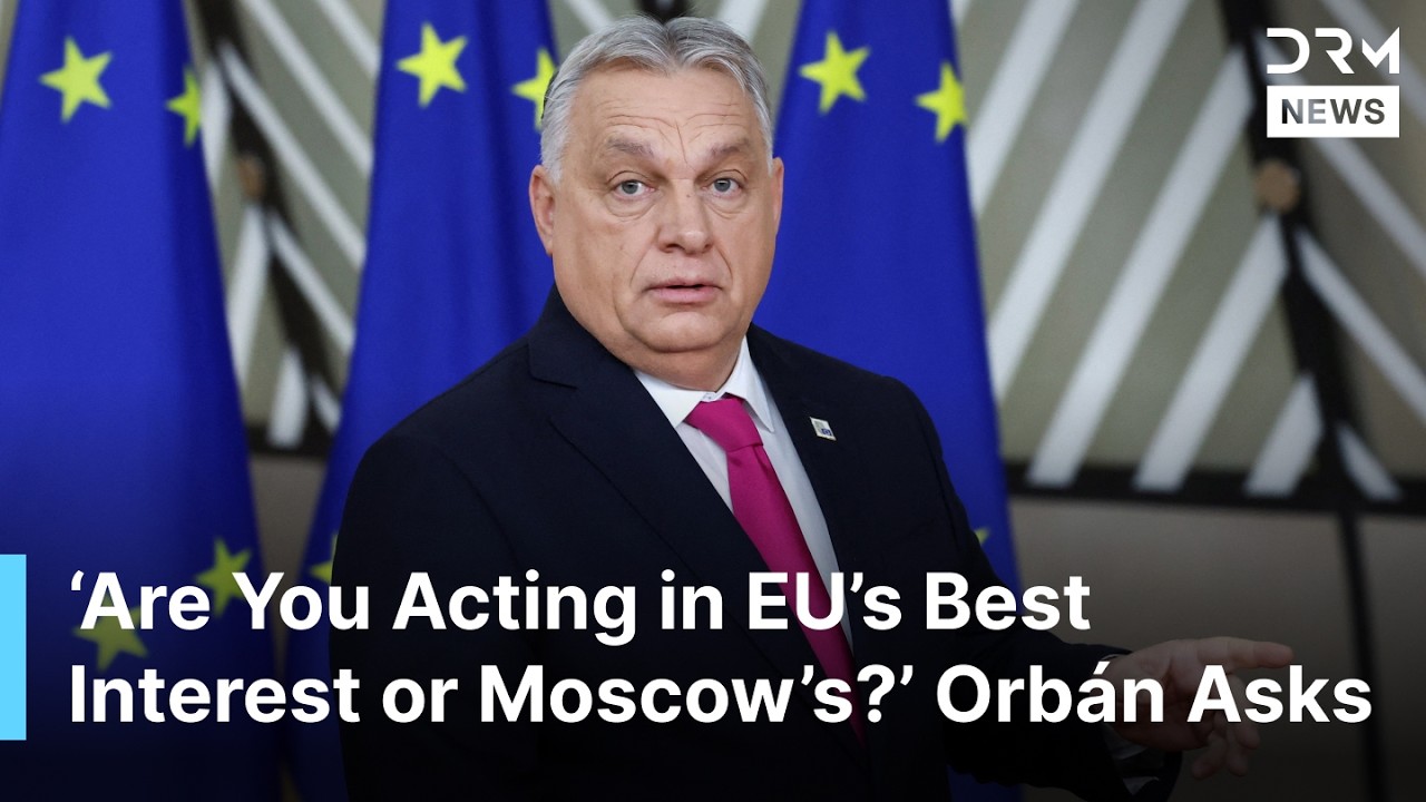FULL REMARKS: Hungry Orb&aacute;n Questions EU Using Frozen Russian Assets: &ldquo;Why Does Money Mean War?&rdquo;|AC1B