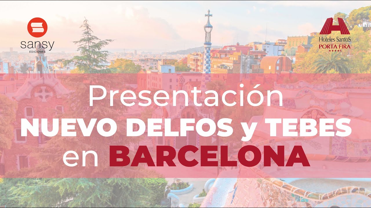 Presentación Proyectos NUEVO DELFOS BACH y TEBES BATX en Barcelona 2025 | Sansy Ediciones
