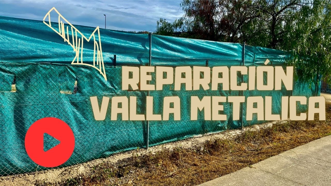 ✅ COMO ARREGLAR VALLA MET&Aacute;LICA |8# Hormigonado y postes nuevos paso a paso.