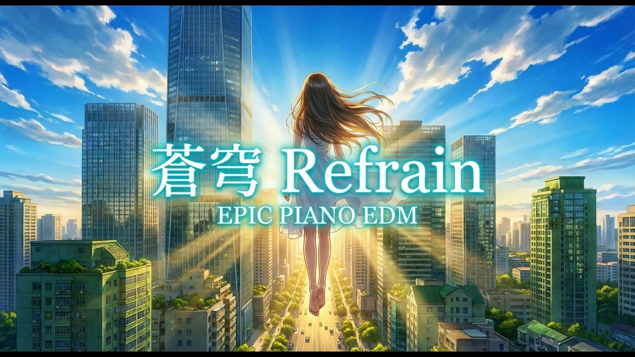 【作業用BGM】蒼穹 Refrain - Epic Piano EDM | 勉強・集中・ゲーム・ドライブ向け高揚感サウンド