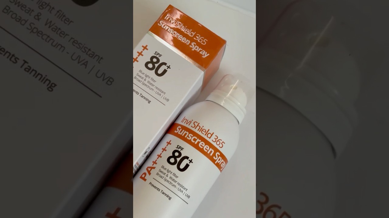 Spray your sunscreen.Just tried the Skininspired Invi Shield 365 body sunscreen spray #skininspired