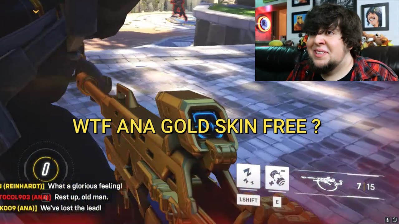 ANA FREE GOLD SKIN BUG IN OVERWATCH 2? - overwatch 2 glitches