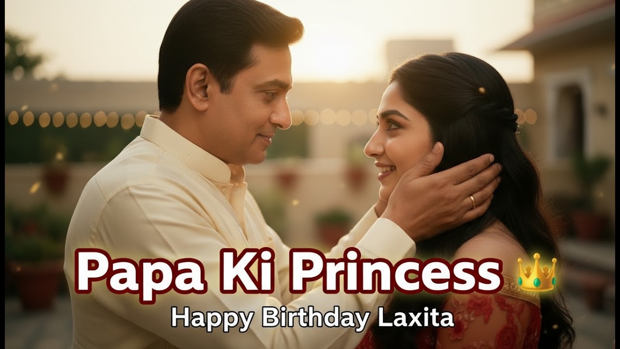 Happy Birthday Laxita ❤️ | Papa Ki Dua Beti Ke Naam | Emotional Father to Daughter Birthday song