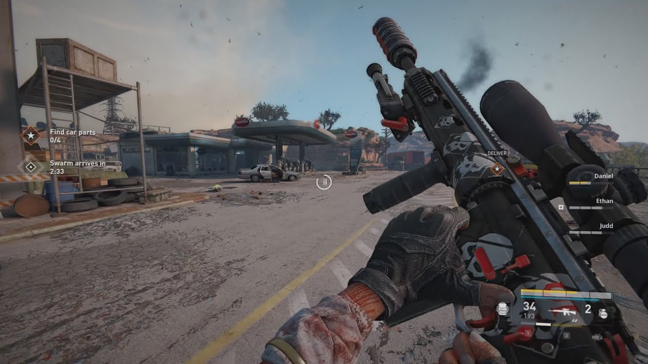World War Z Aftermath Challenge mode | Solo Hard Hunger Time | Gunslinger