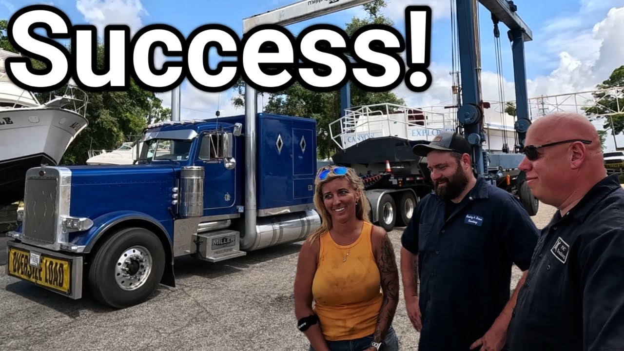 Monster Yacht Delivery!   Tim Gentry & Crystal Miller Pull It Off.