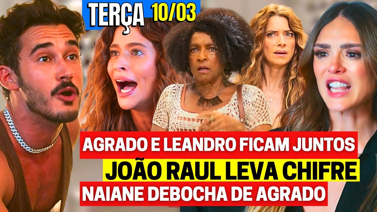 CORAÇÃO ACELERADO Capítulo de hoje TERÇA 10/03 Resumo Completo Nova Novela das 7 assistir ao vivo